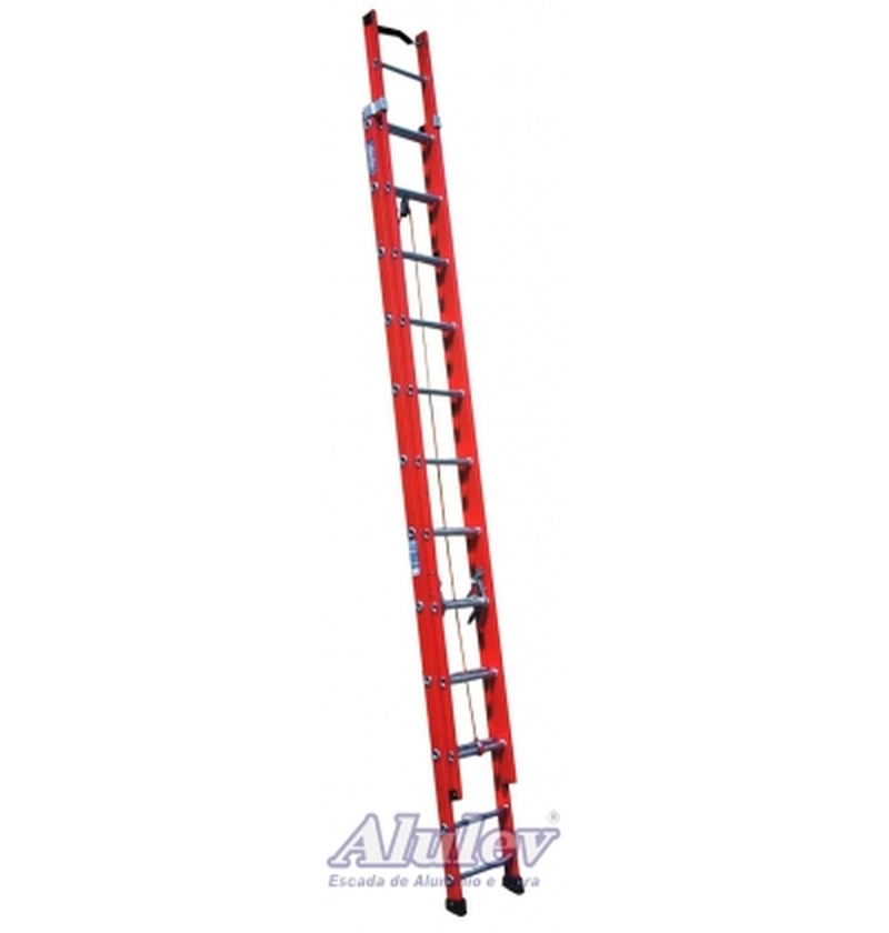 Escada Profissional Fibra Extensível FE32 - 9,91m