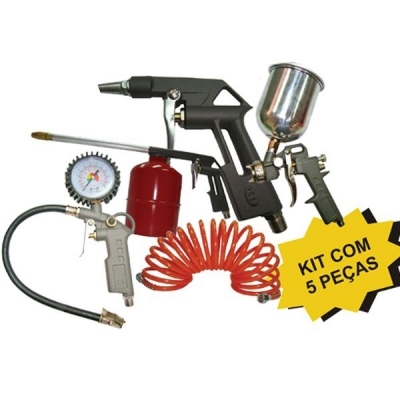 Kit P/ Compressor MOTO PRESS 5PÇS Pressure