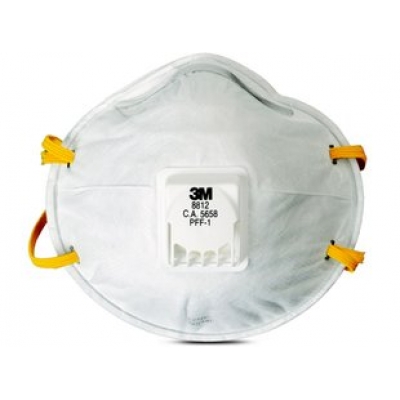 Respirador descartável c/ válvula PFF1 8812 3M