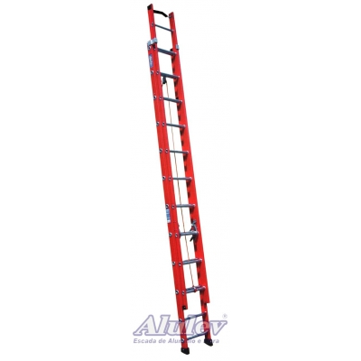 Escada Profissional Fibra Extensível FE23 - 7,20m