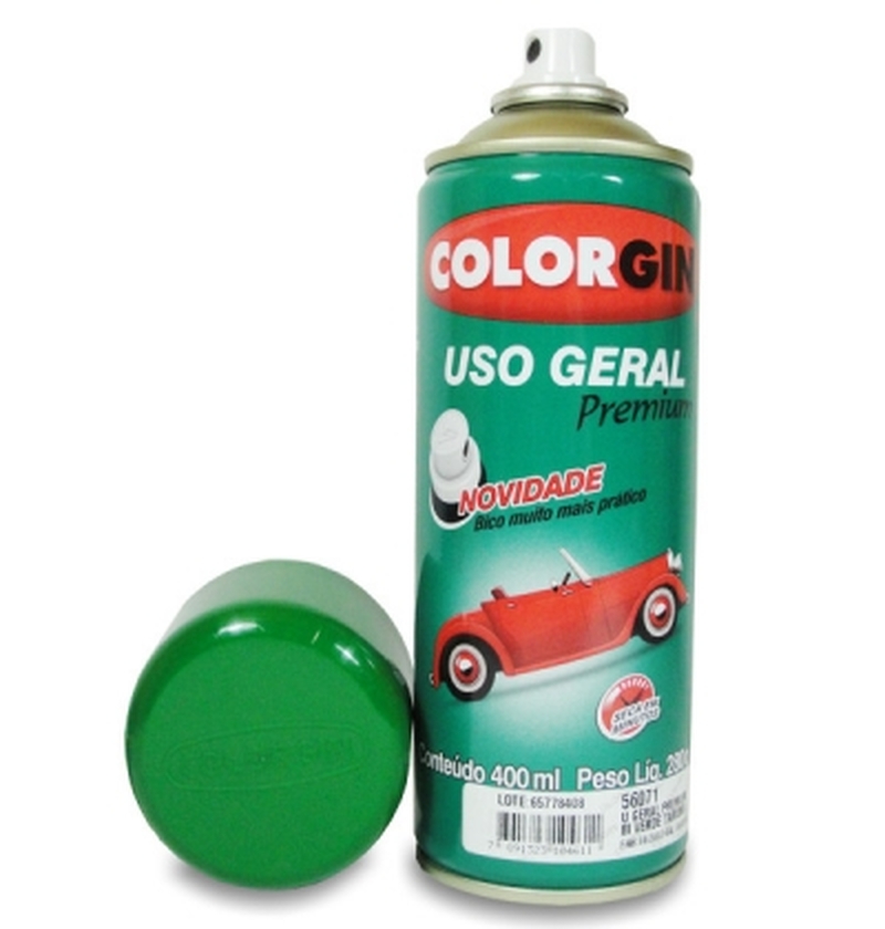 Tinta Spray 400 ML Verde Colorgin