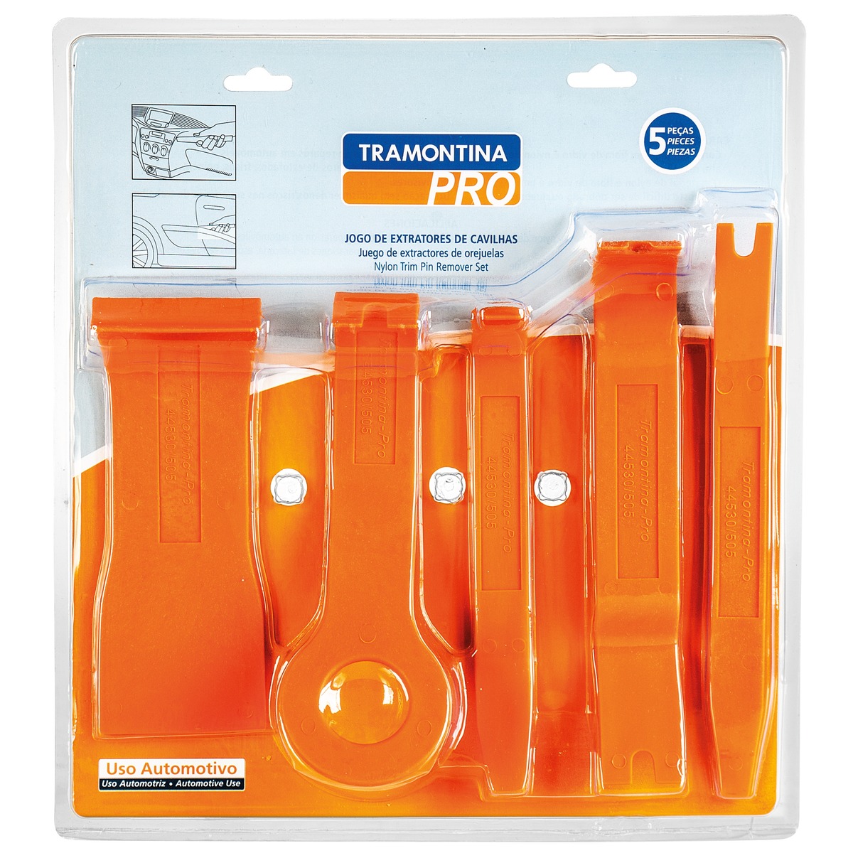 Kit de Extratores de Cavilhas com 5 Peças TRAMONTINA PRO