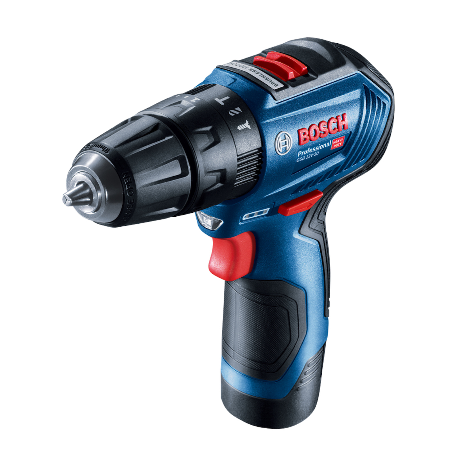 Furadeira de Impacto/Parafusadeira Brushless a Bateria GSB 12V-30 C/ 2 Baterias 2,0Ah Bosch