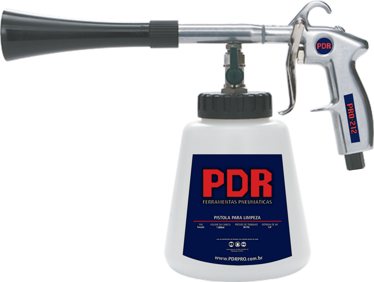 PISTOLA TORNADOR SUCCAO 1L PRO-212 - PDR