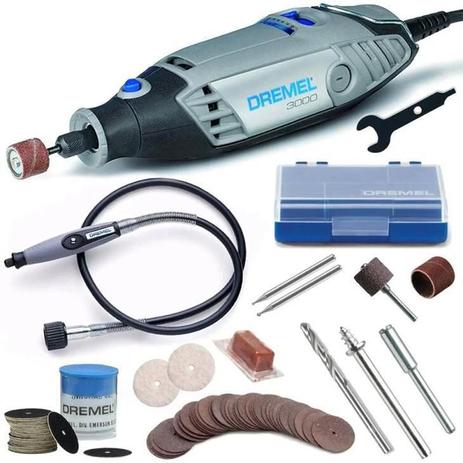 MICRO RETIFICA 3000 C/ 82 ACESSORIOS 220V - DREMEL