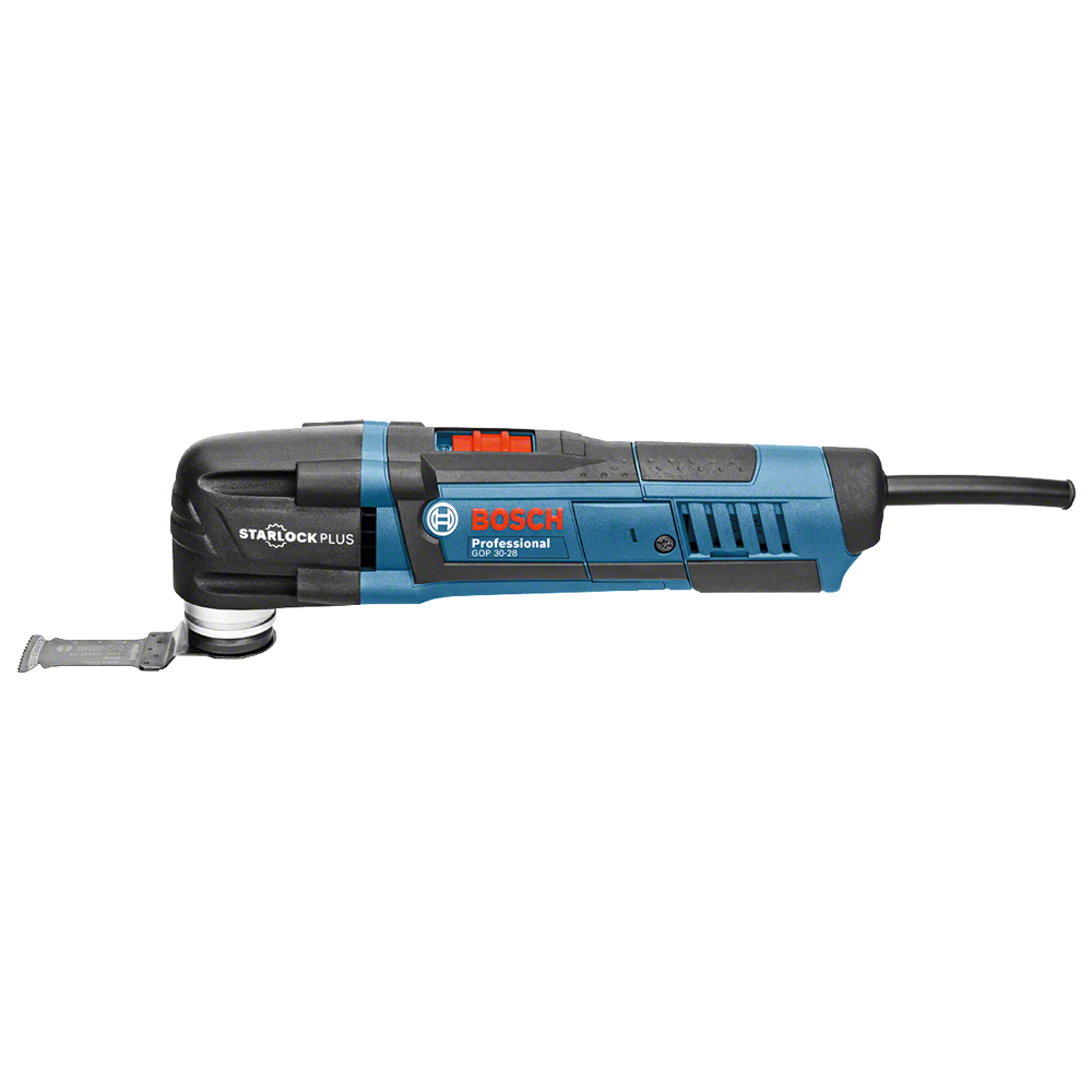 Multicortadora Bosch GOP 30-28 300W 220V, com sistema de acessórios Starlock em Maleta