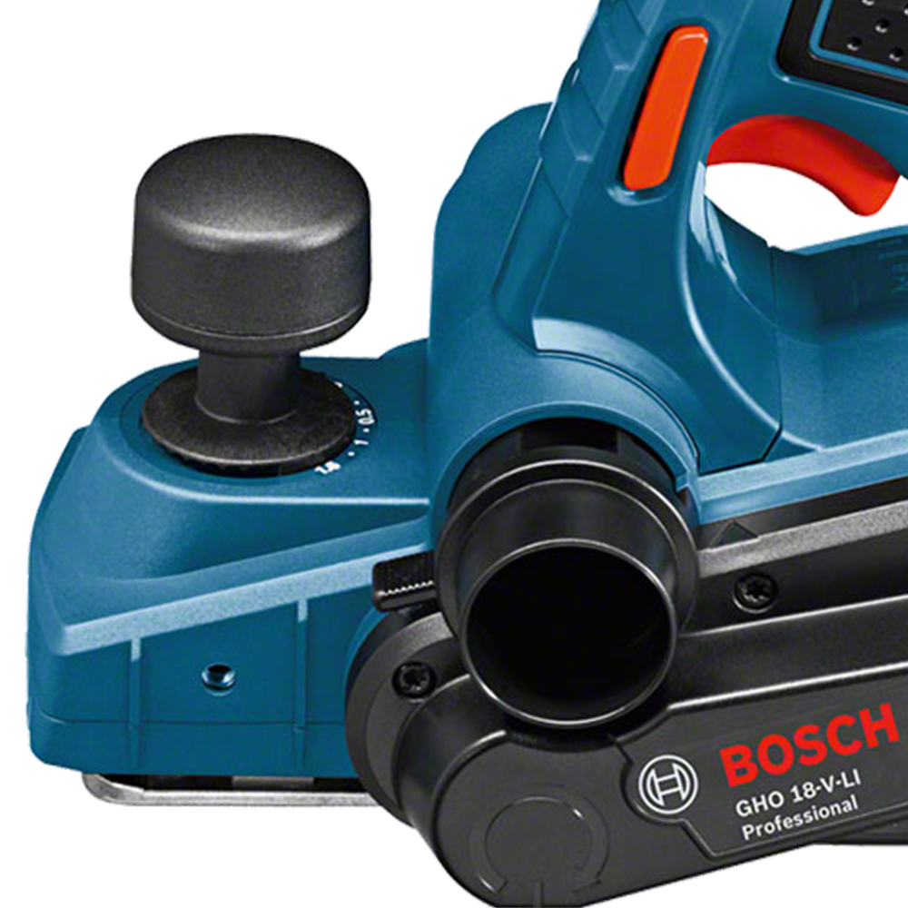 Plaina Bosch a Bateria GHO 18V-LI, 18V, sem Bateria e sem Carregador em Maleta