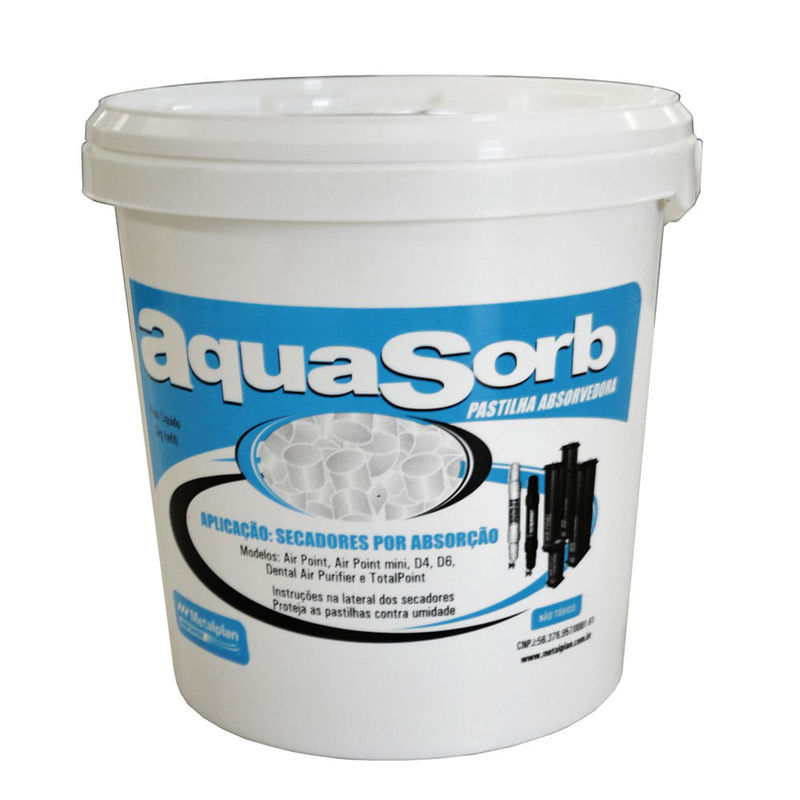 Pastilhas Absorvedoras AQUASORB 3kg Metalplan