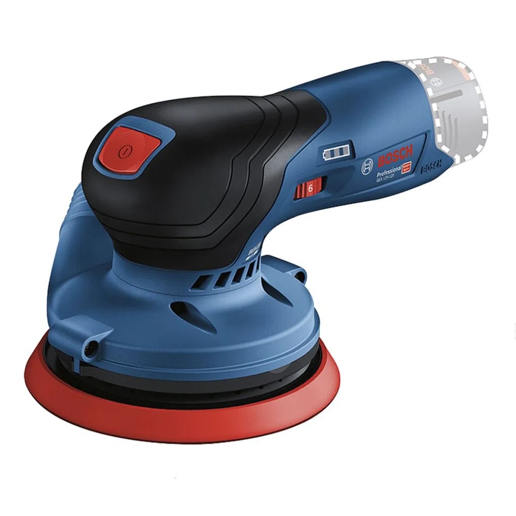 Lixadeira Orbital a Bateria Brushless 12V Bosch GEX 12V-125 sem Bateria e Carregador