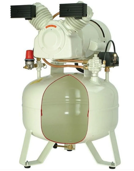 COMPRESSOR DE AR MSV 6/30L 1HP ODONTOLOGICO - SCHULZ