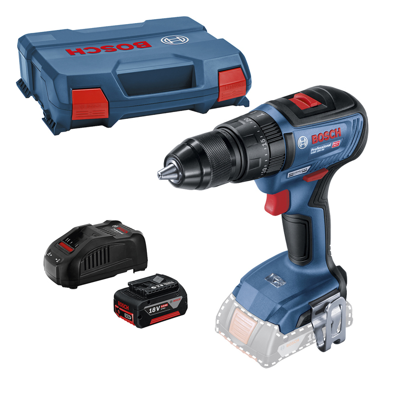 Furadeira de Impacto/Parafusadeira GSB18V-50 Bosch C/1 BATERIA 5,0AH e Carregador 1880