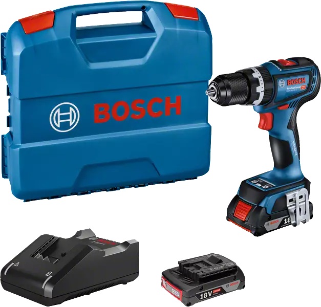 Furadeira de Impacto/Parafusadeira 18V Brushless GSB 18V-90 C Bosch com 2 baterias 2.0AH