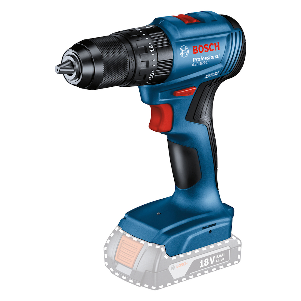 Combo Furadeira de Impacto GSB 185-LI + Esmerilhadeira GWS 180-LI Brushless Bosch